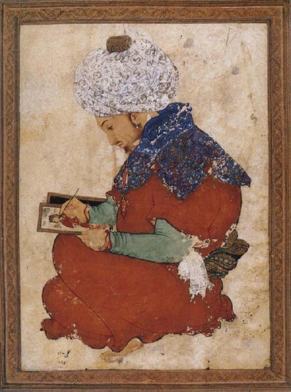 Muslim artist An idealized portrait of Bihzad oil painting image